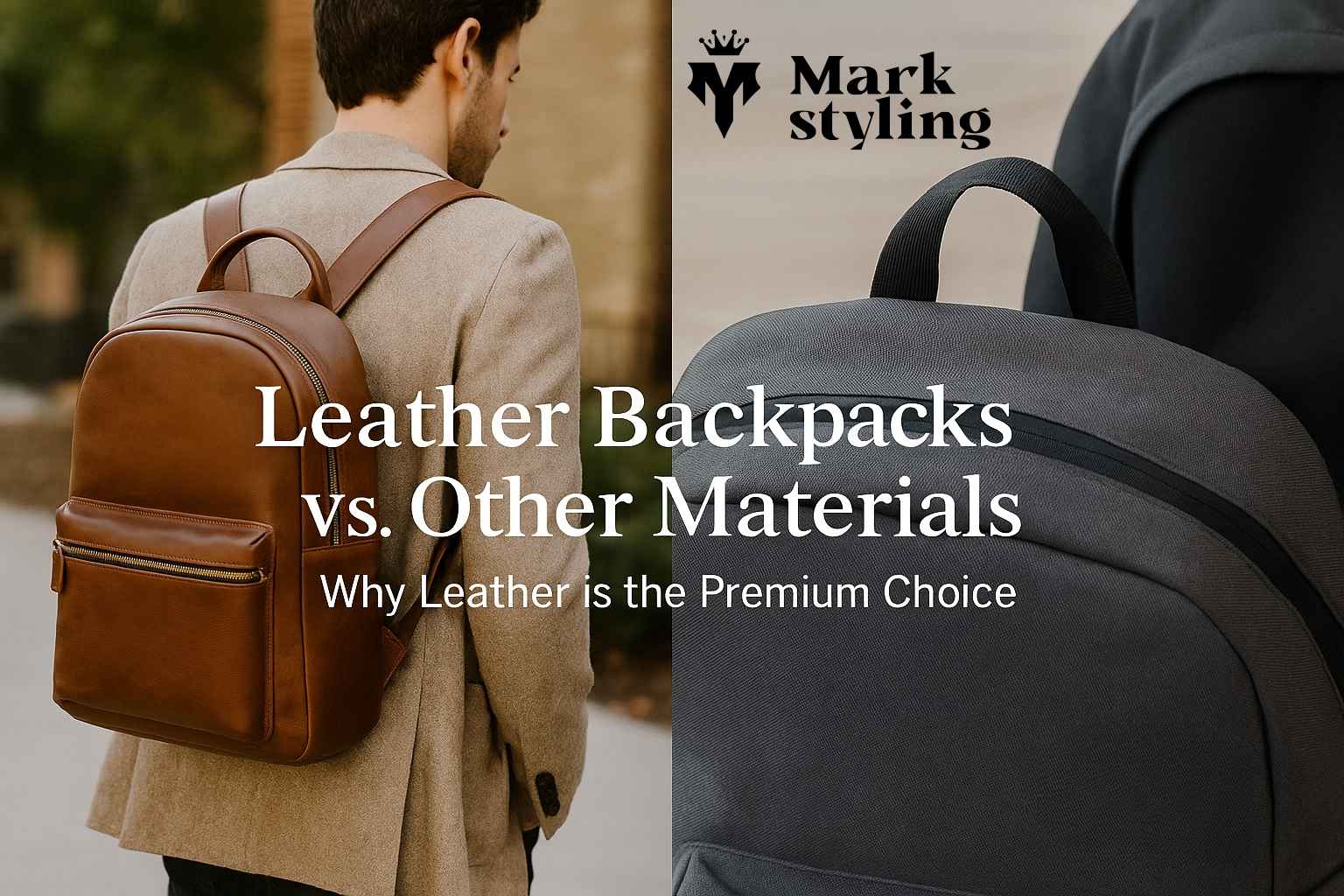 Leather Backpacks vs. Other Materials: Why Leather is the Premium Choice