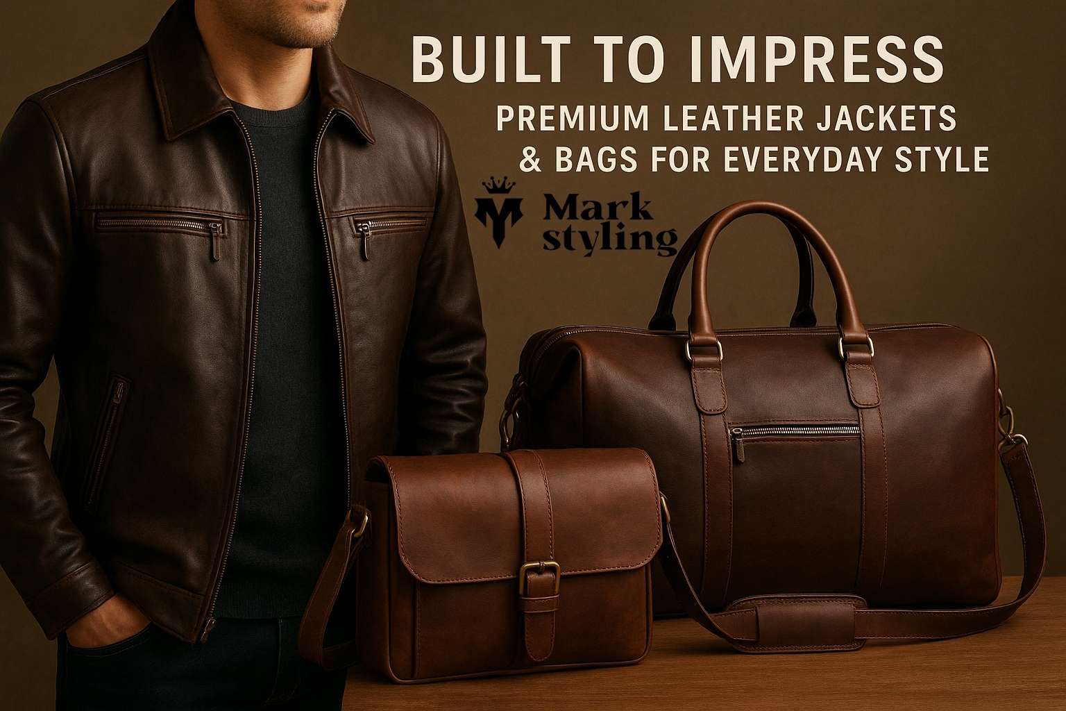 Built to Impress: Premium Leather Jackets & Bags for Everyday Style