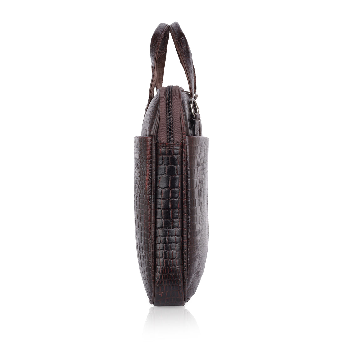 MarkStyling Crocodile Texture Laptop Bag – Luxurious Finish with Professional Appeal