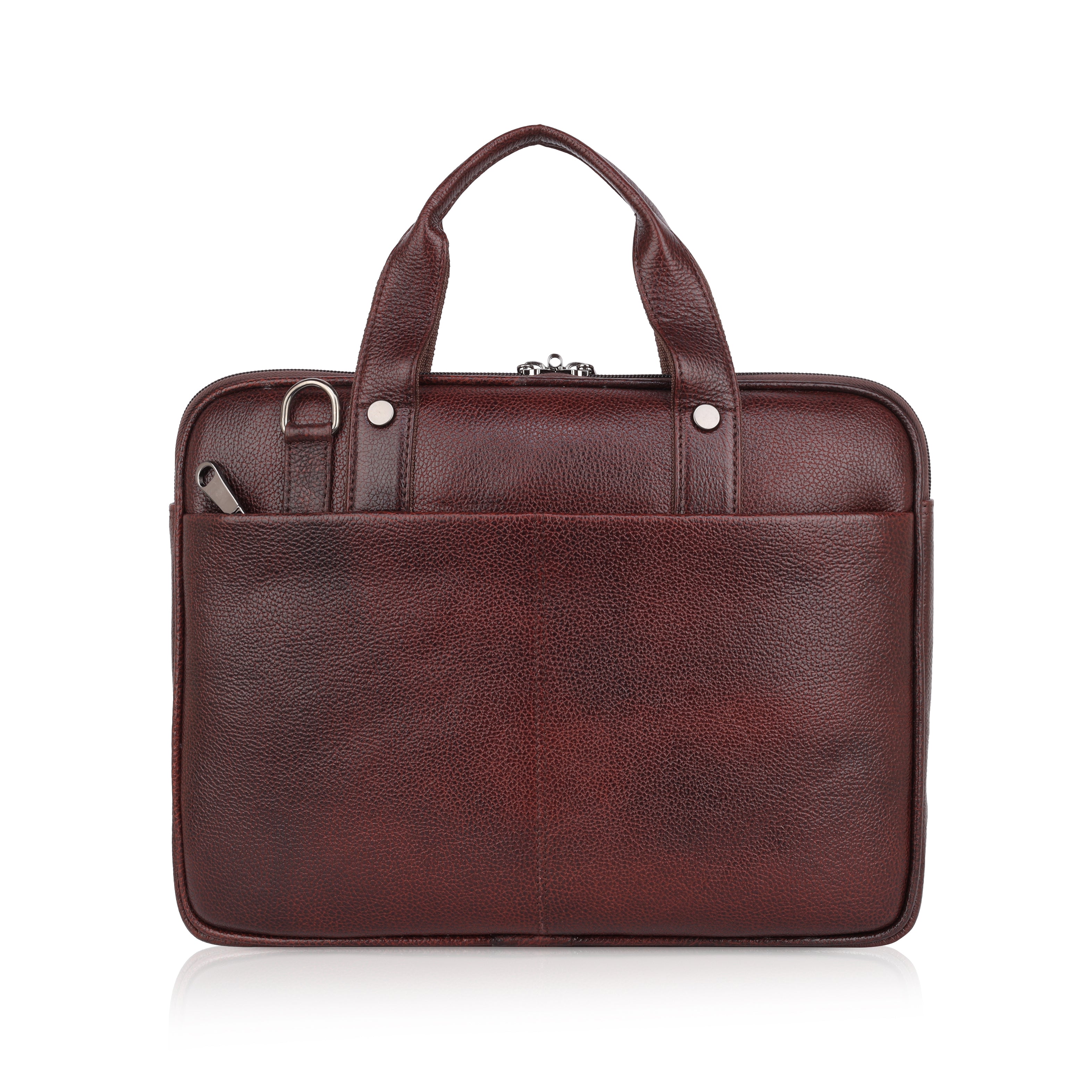MarkStyling Coffee Brown Executive Laptop Bag – Sleek, Durable & Premium Look