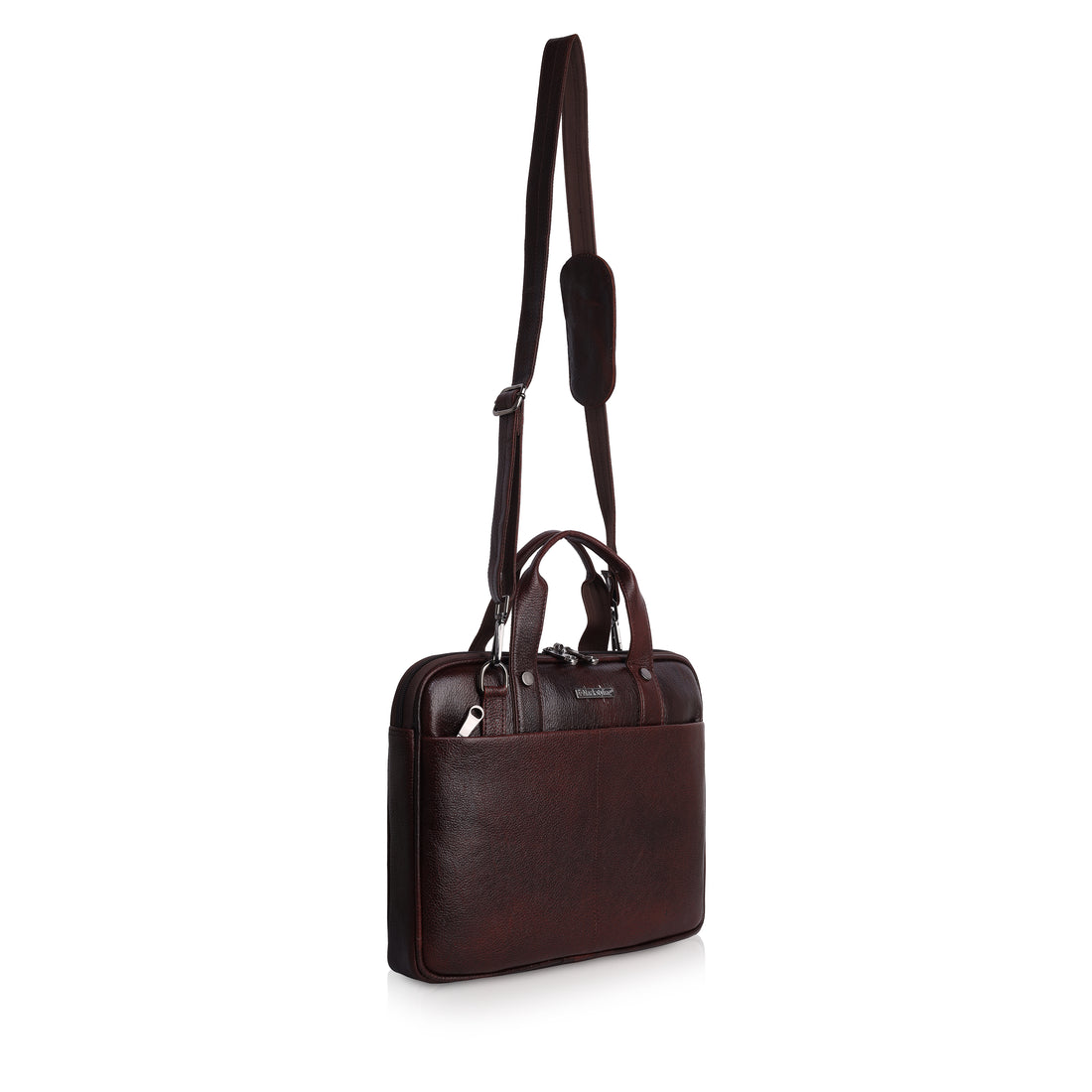 MarkStyling Coffee Brown Executive Laptop Bag – Sleek, Durable & Premium Look