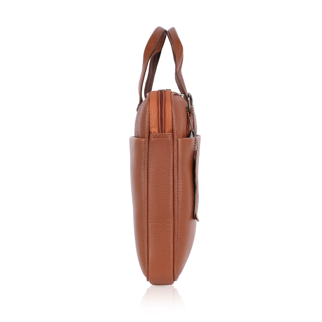 MarkStyling Tan Textured Laptop Bag for Professionals – Slim & Stylish Design