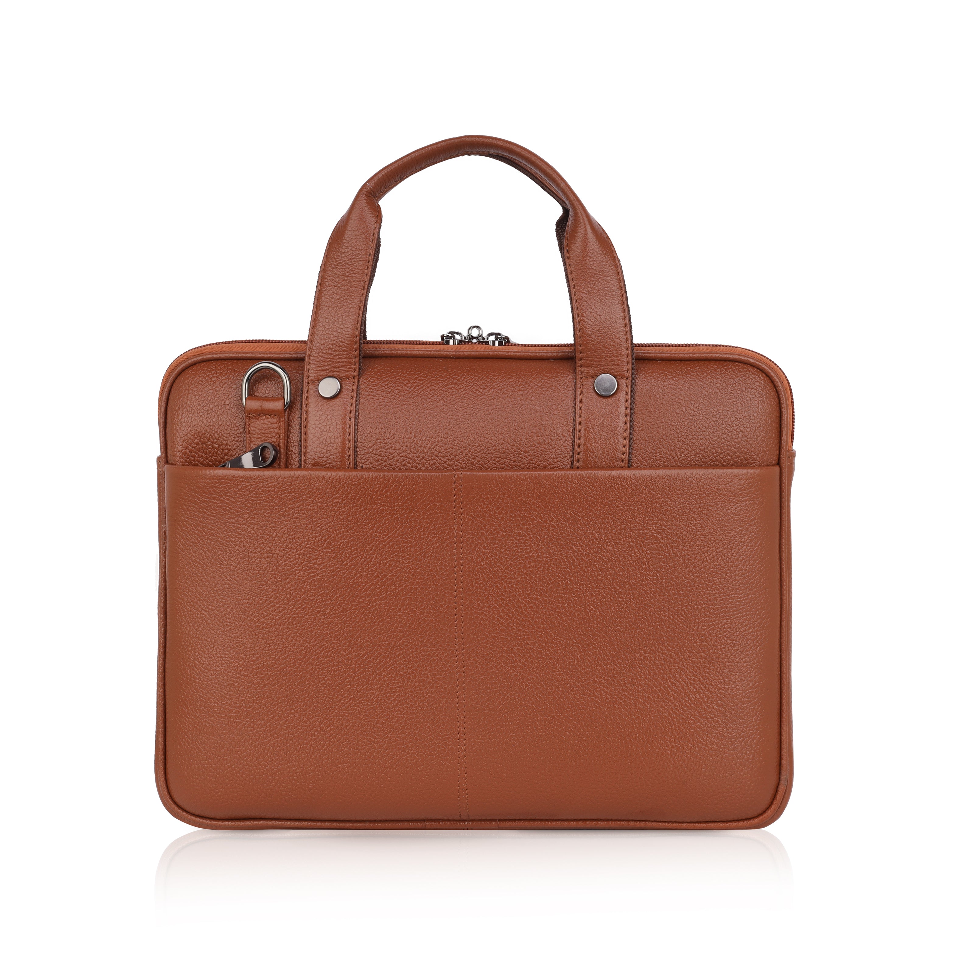 MarkStyling Tan Textured Laptop Bag for Professionals – Slim & Stylish Design