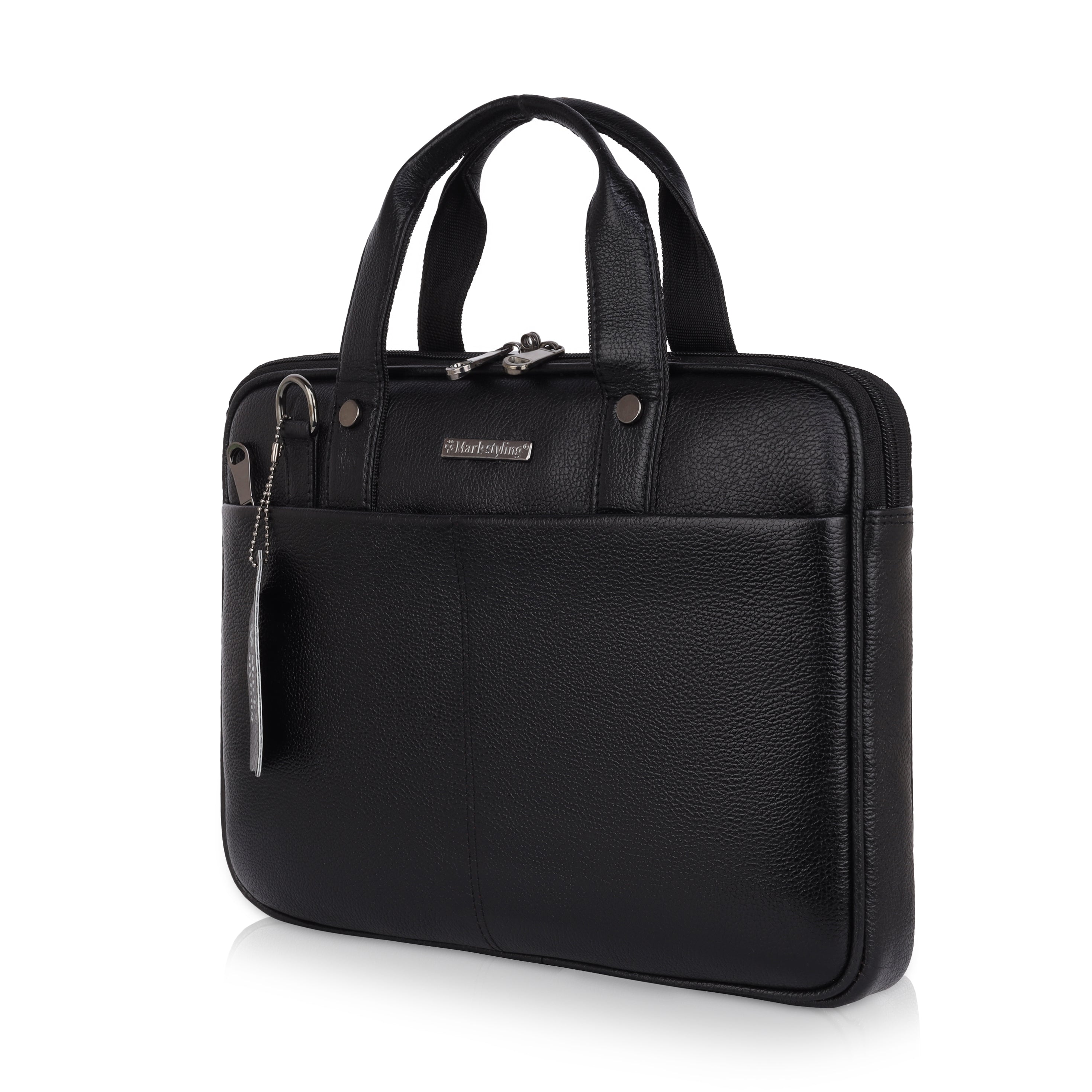 MarkStyling Sleek Black Executive Laptop Bag for Men & Women