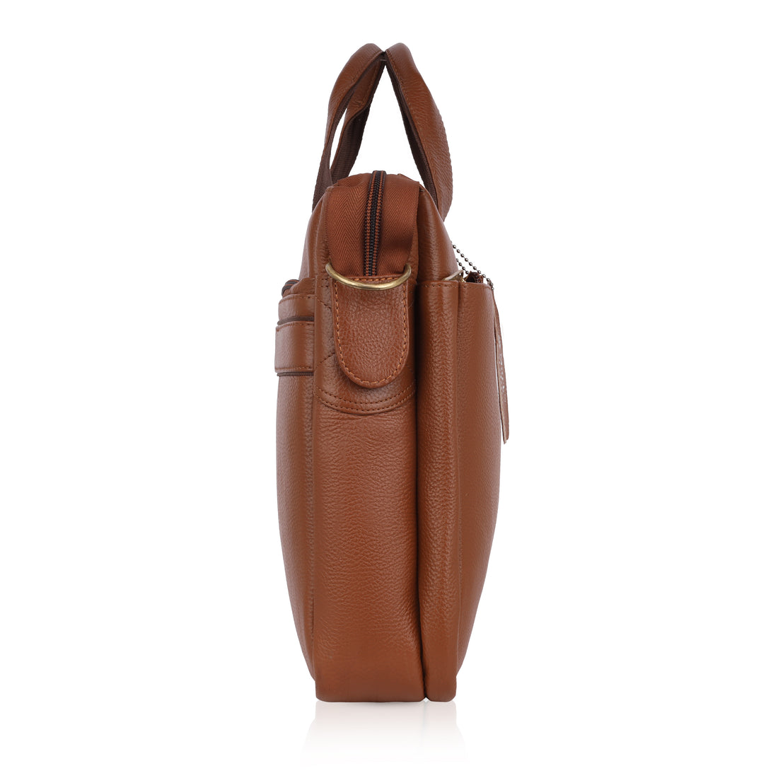 MarkStyling Classic Tan Office Laptop Bag for Men & Women