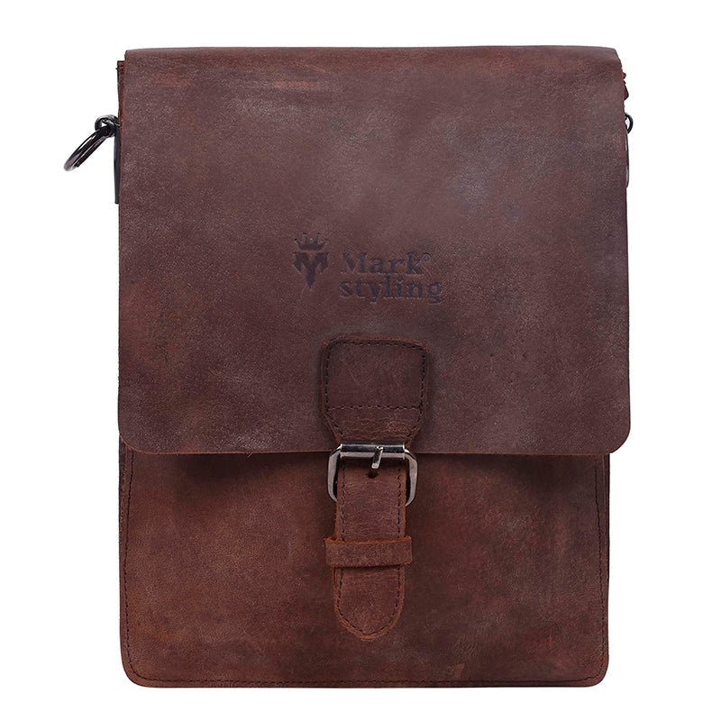 MarkStyling – Unisex – Harappa Leather Satchel Bag