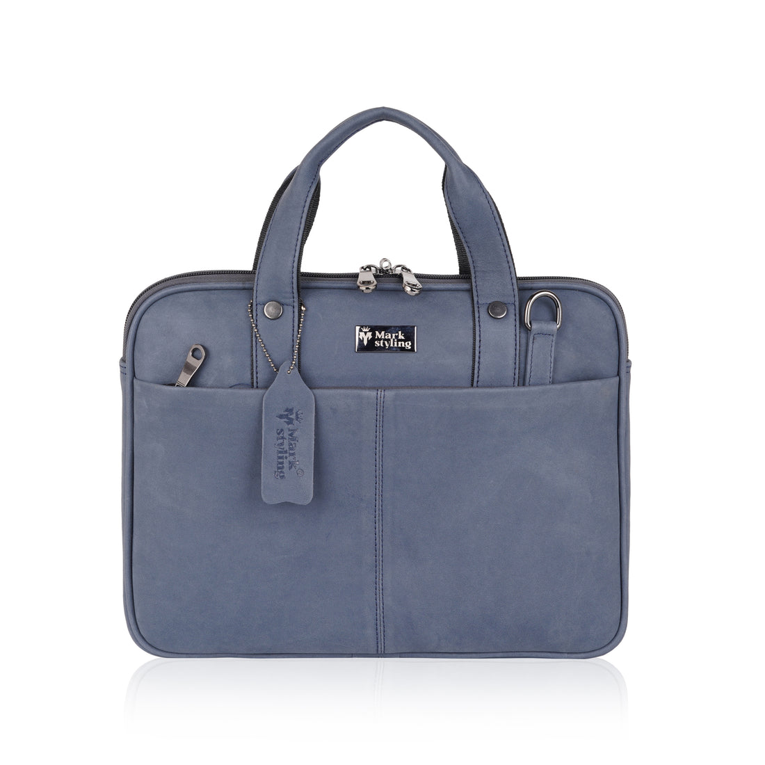 MarkStyling Premium Black Laptop Bag for Men & Women