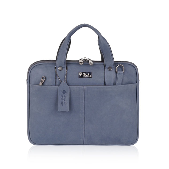 MarkStyling Premium Black Laptop Bag for Men & Women