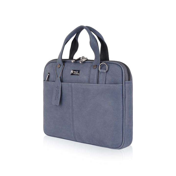 MarkStyling Premium Black Laptop Bag for Men & Women