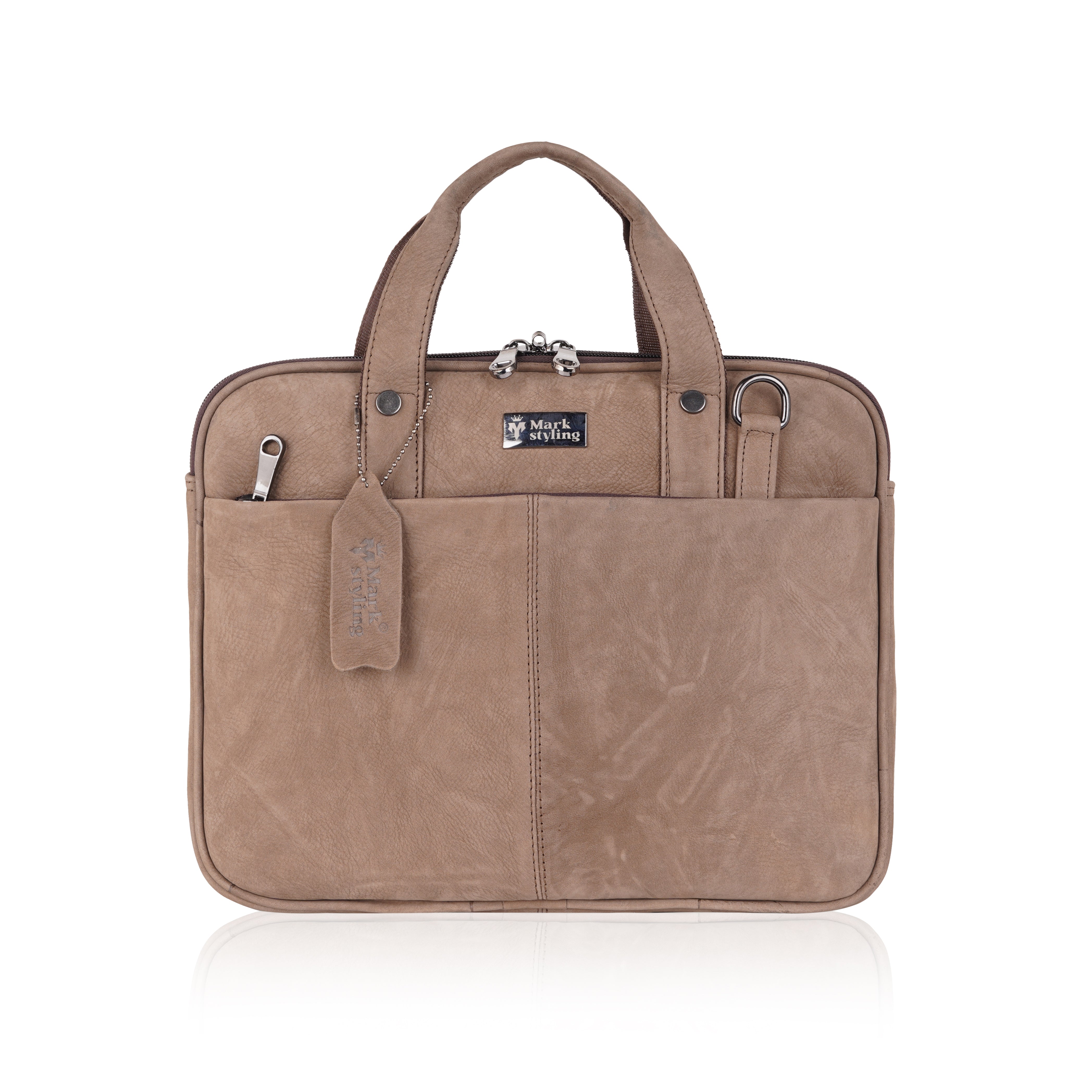 MarkStyling Premium Black Laptop Bag for Men & Women