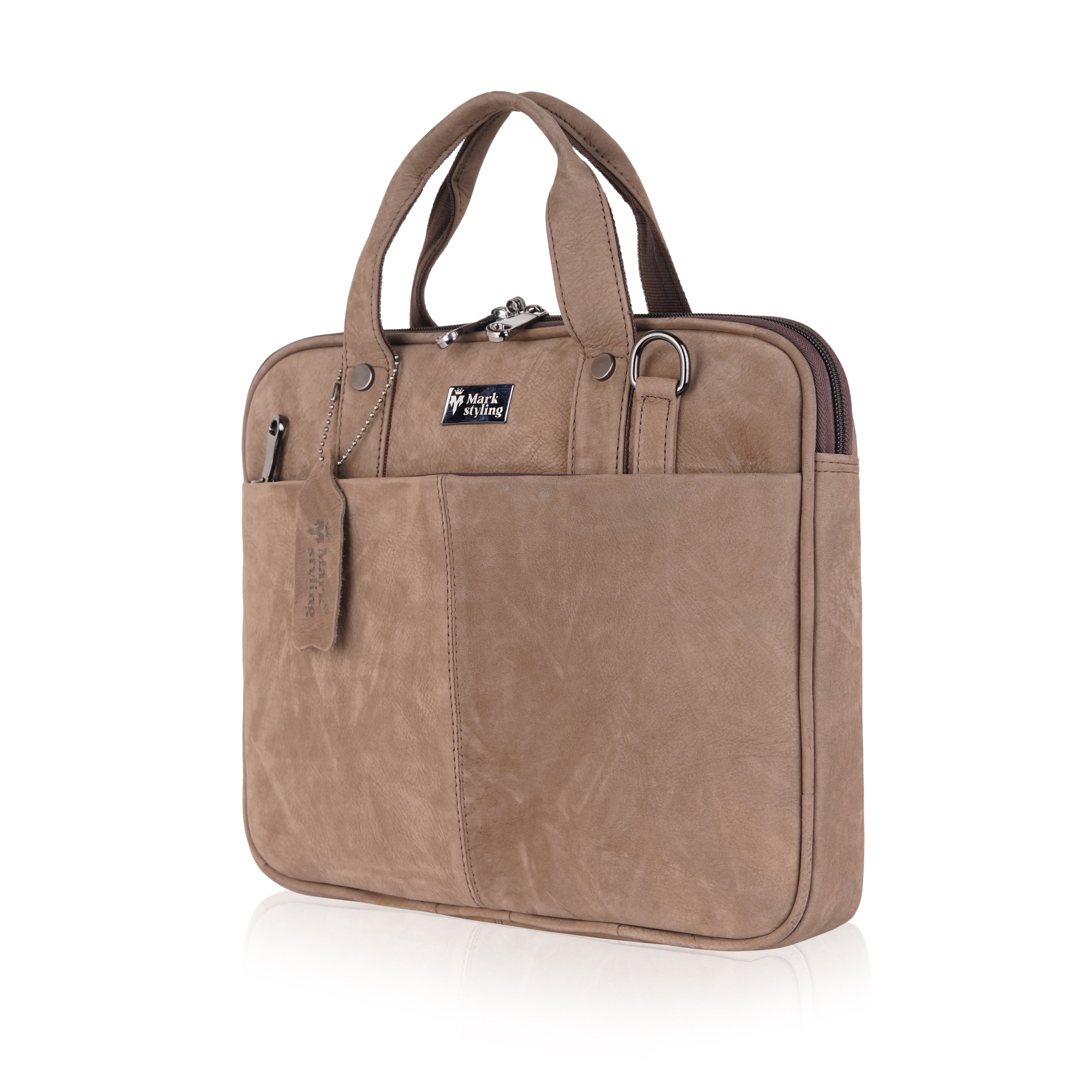 MarkStyling Premium Black Laptop Bag for Men & Women