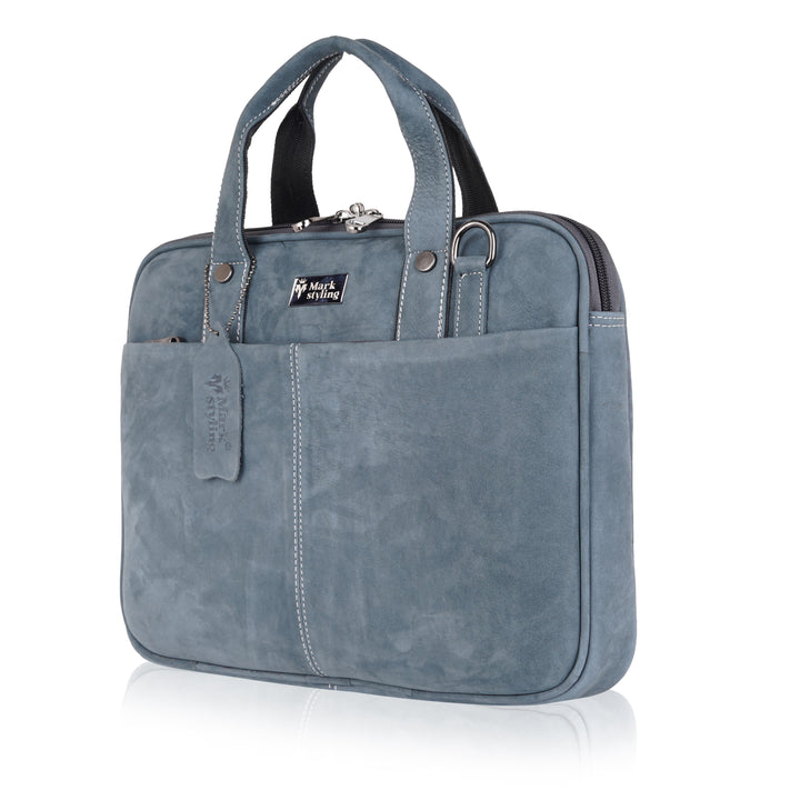 MarkStyling Premium Black Laptop Bag for Men & Women