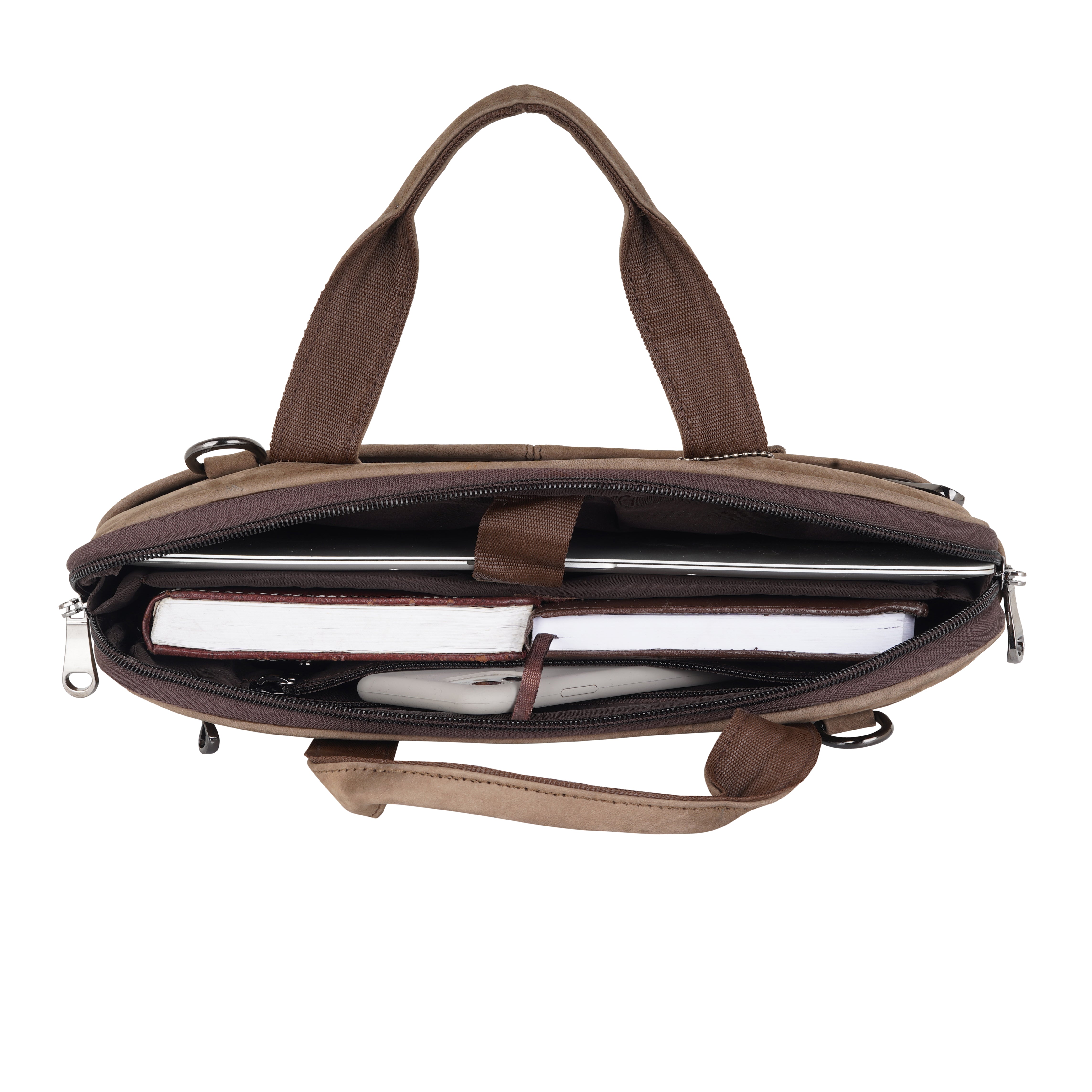 MarkStyling Premium Black Laptop Bag for Men & Women