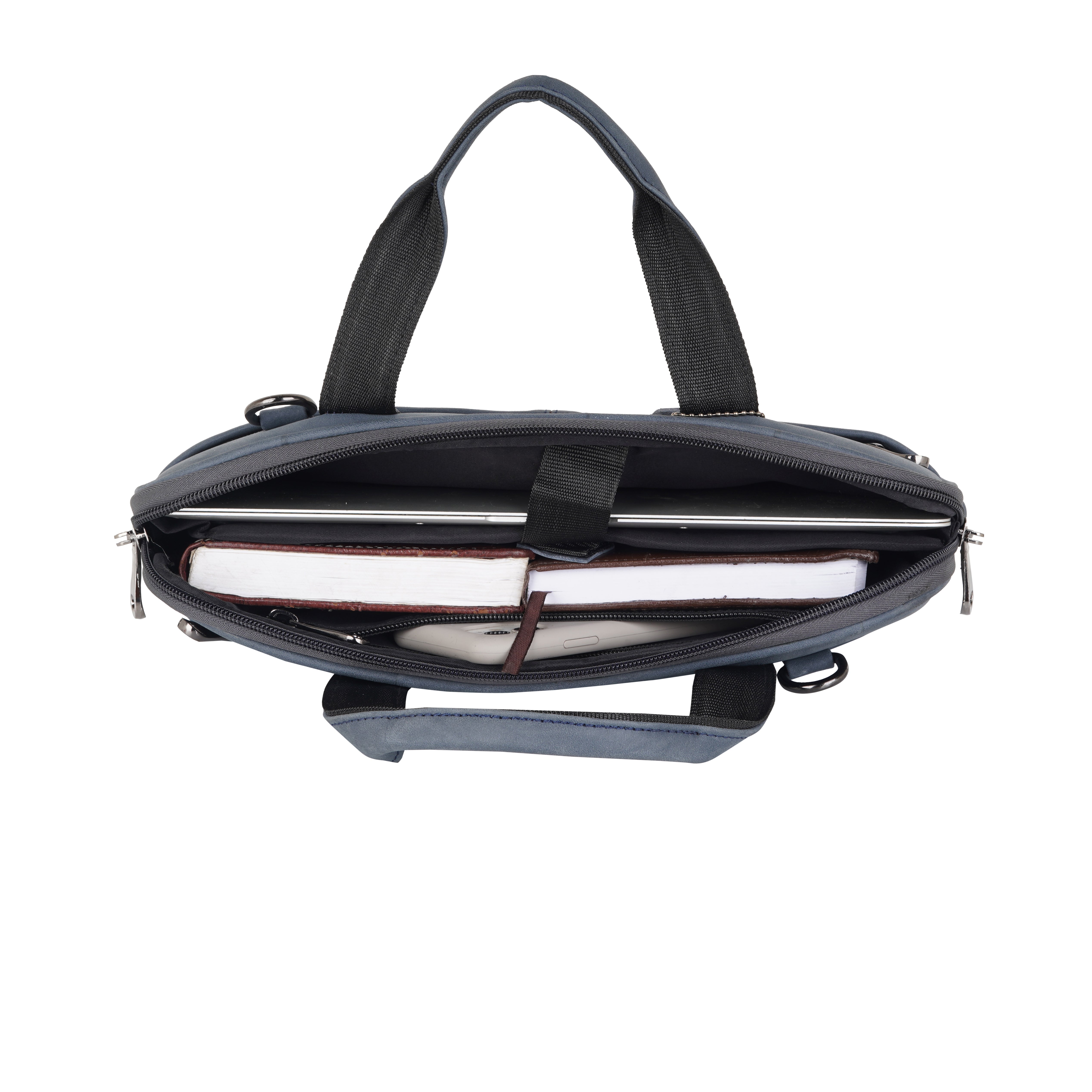 MarkStyling Premium Black Laptop Bag for Men & Women