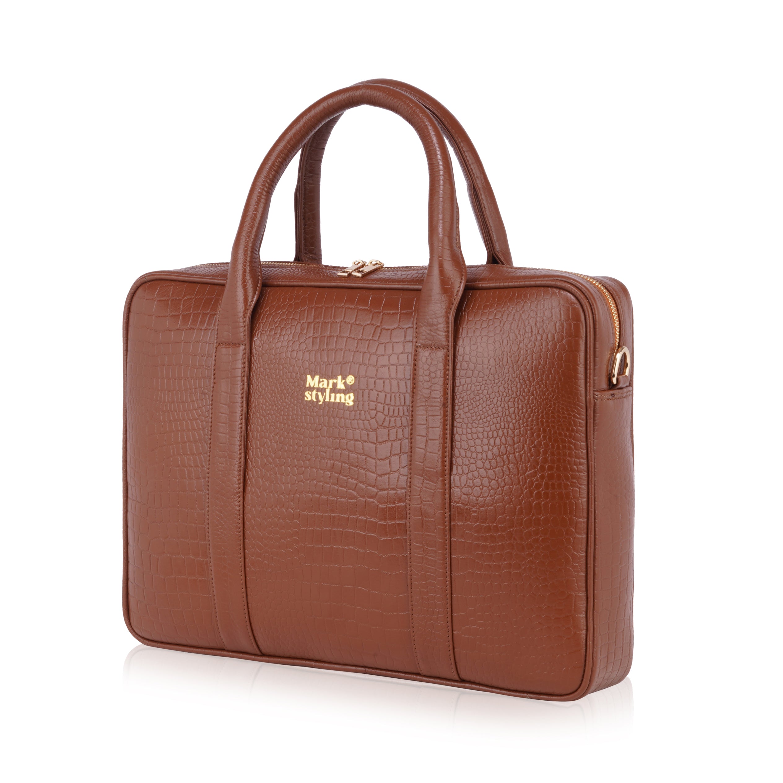 MarkStyling Premium Black Laptop Bag for Men & Women