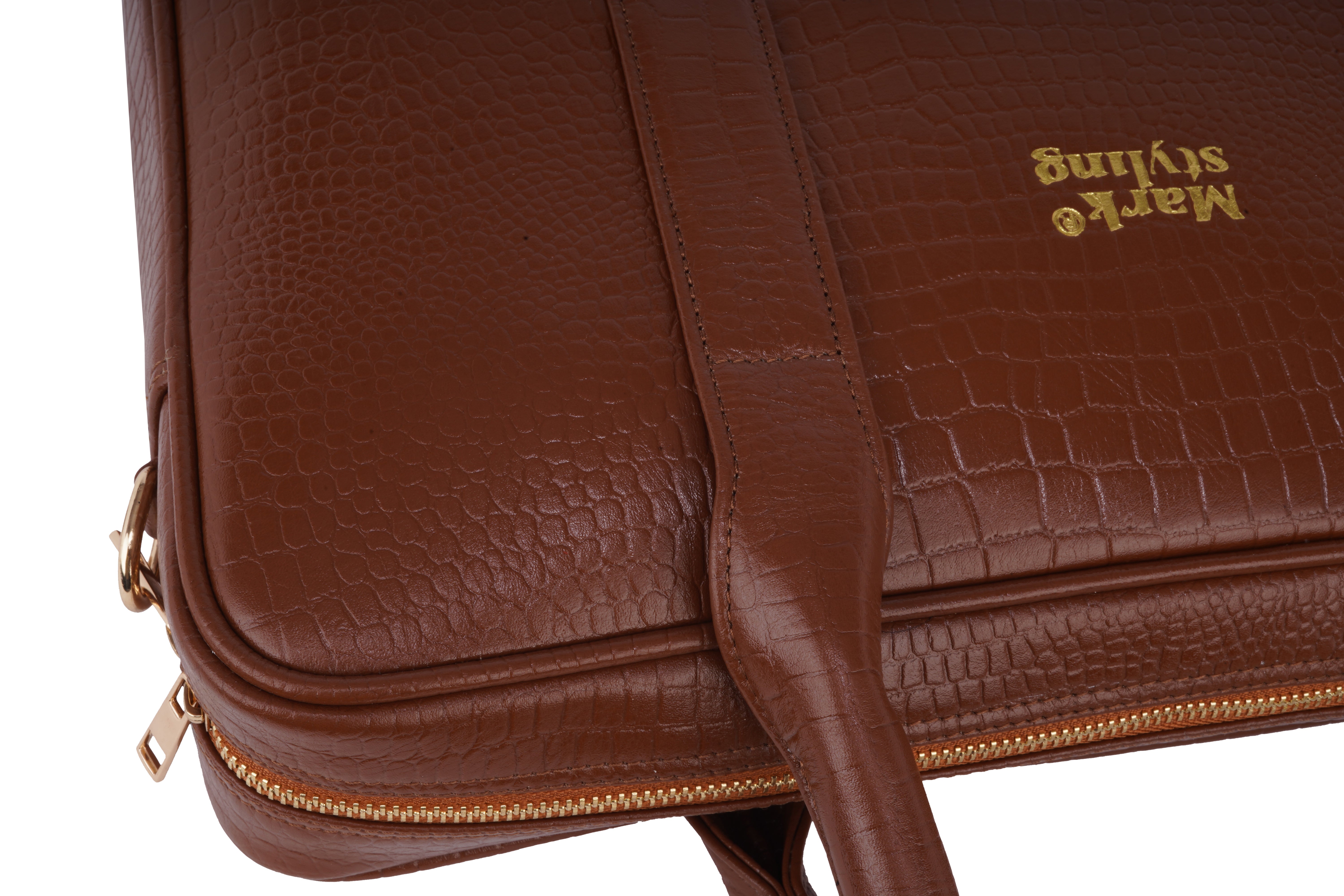 MarkStyling Premium Black Laptop Bag for Men & Women