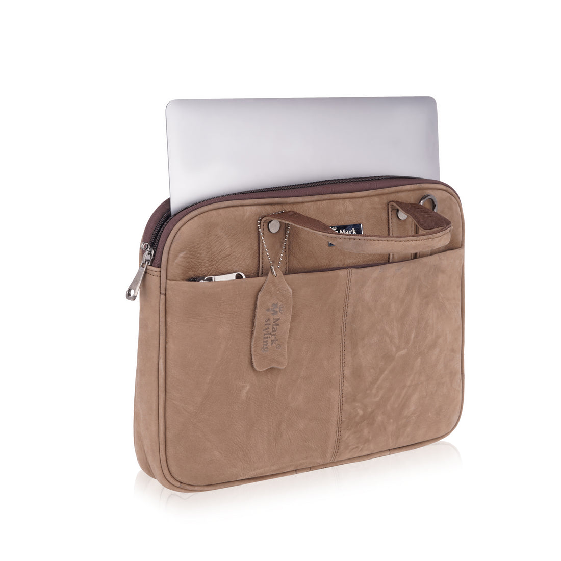 MarkStyling Premium Black Laptop Bag for Men & Women