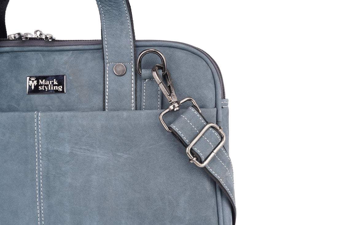 MarkStyling Premium Black Laptop Bag for Men & Women