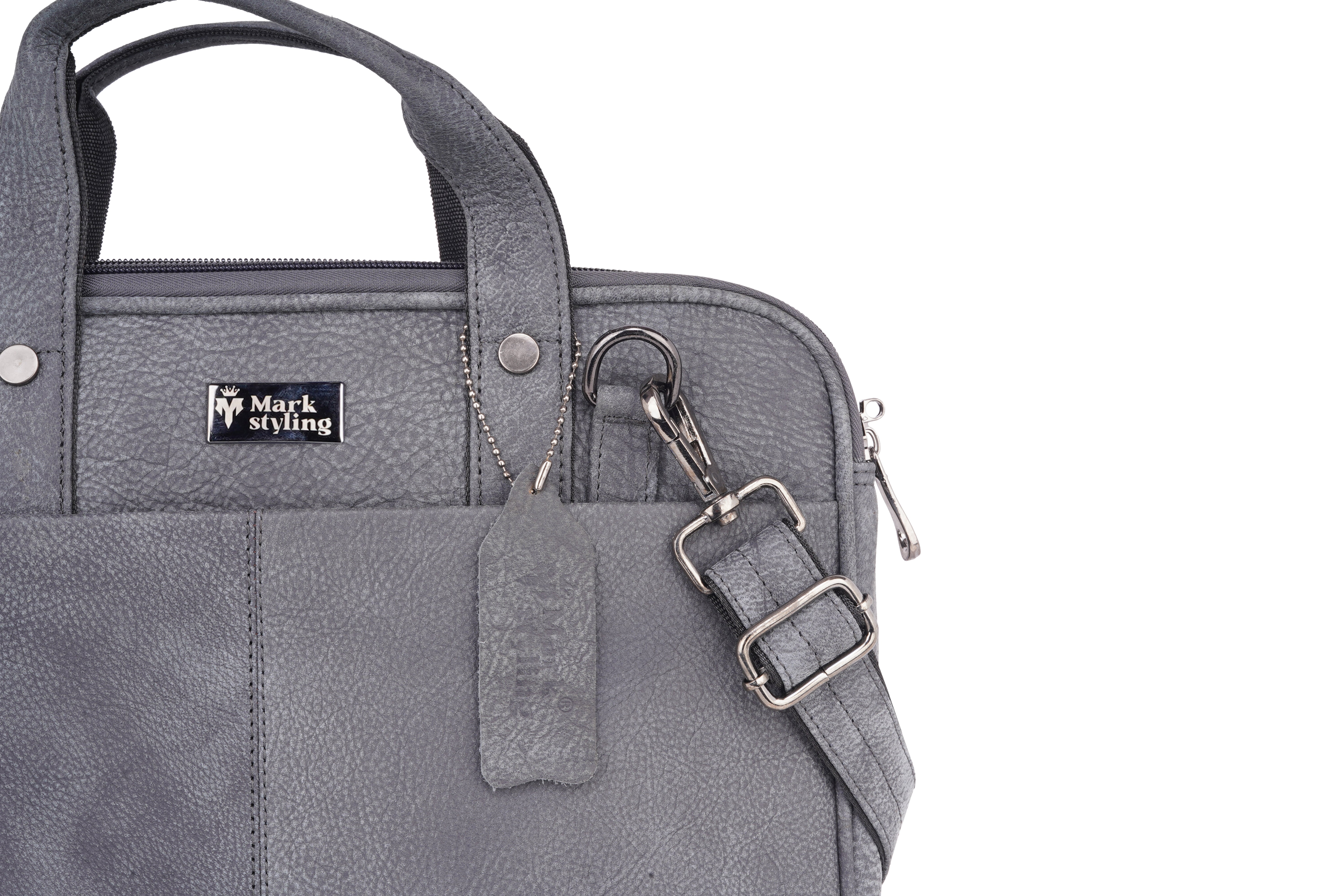 MarkStyling Premium Black Laptop Bag for Men & Women