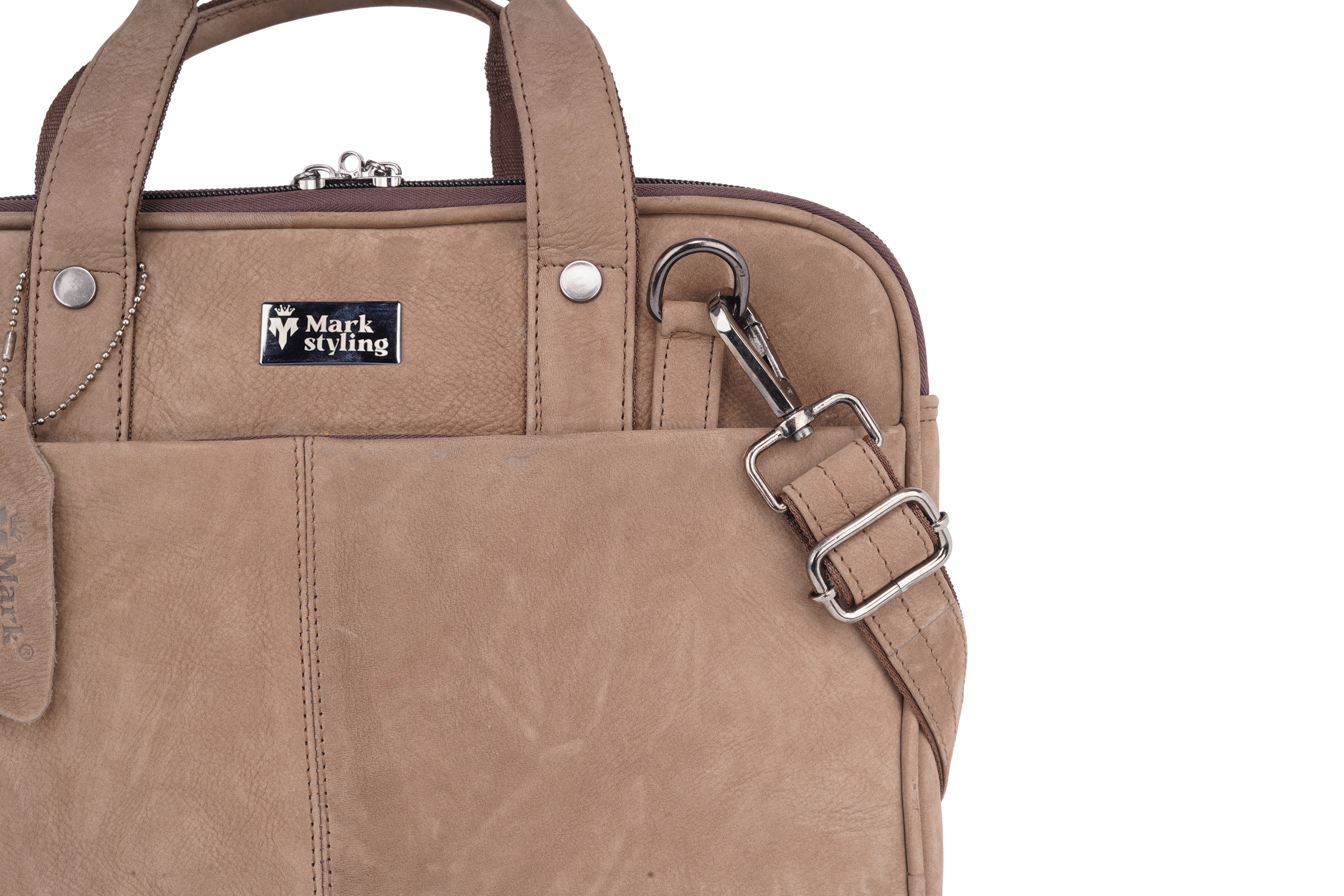 MarkStyling Premium Black Laptop Bag for Men & Women