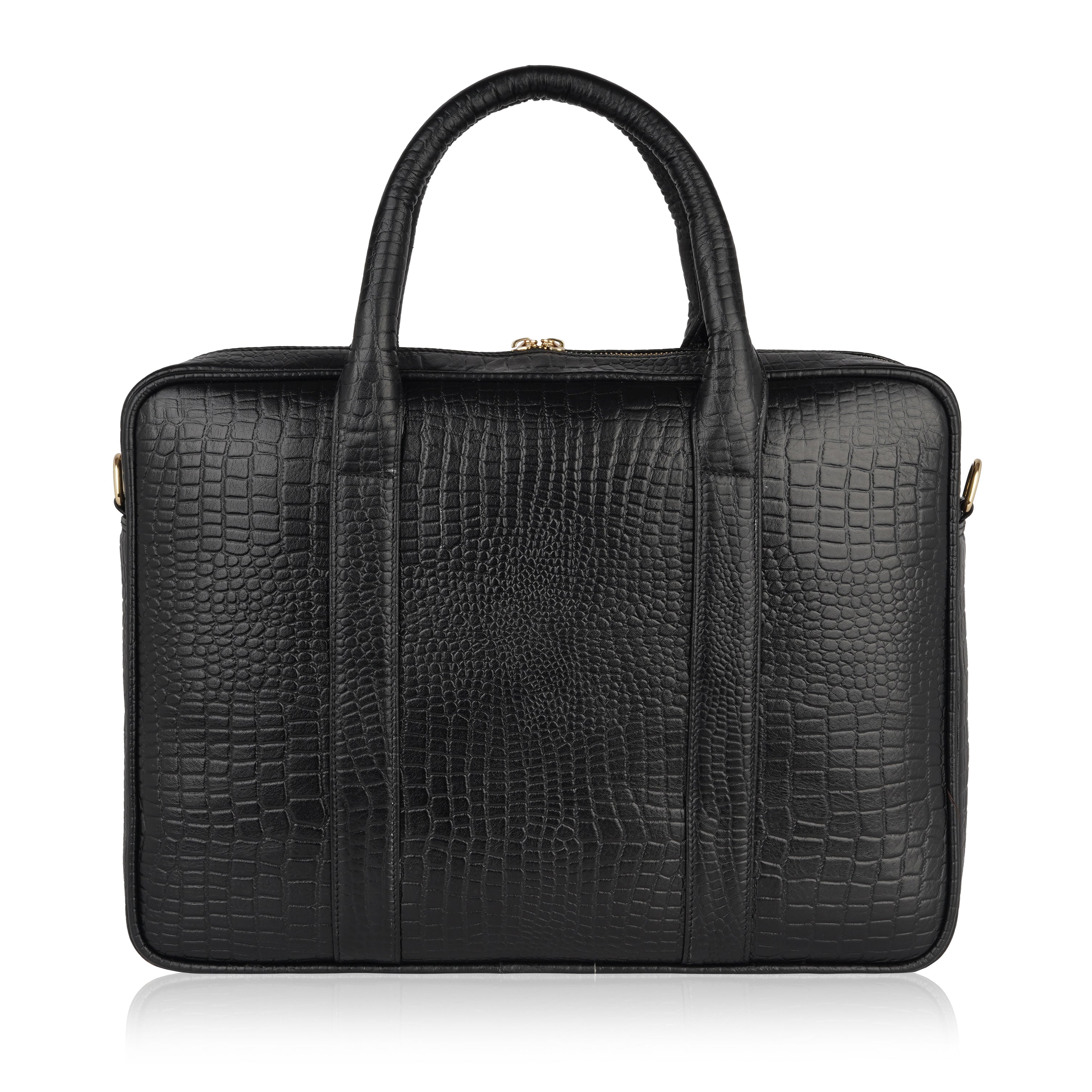 MarkStyling Premium Black Laptop Bag for Men & Women