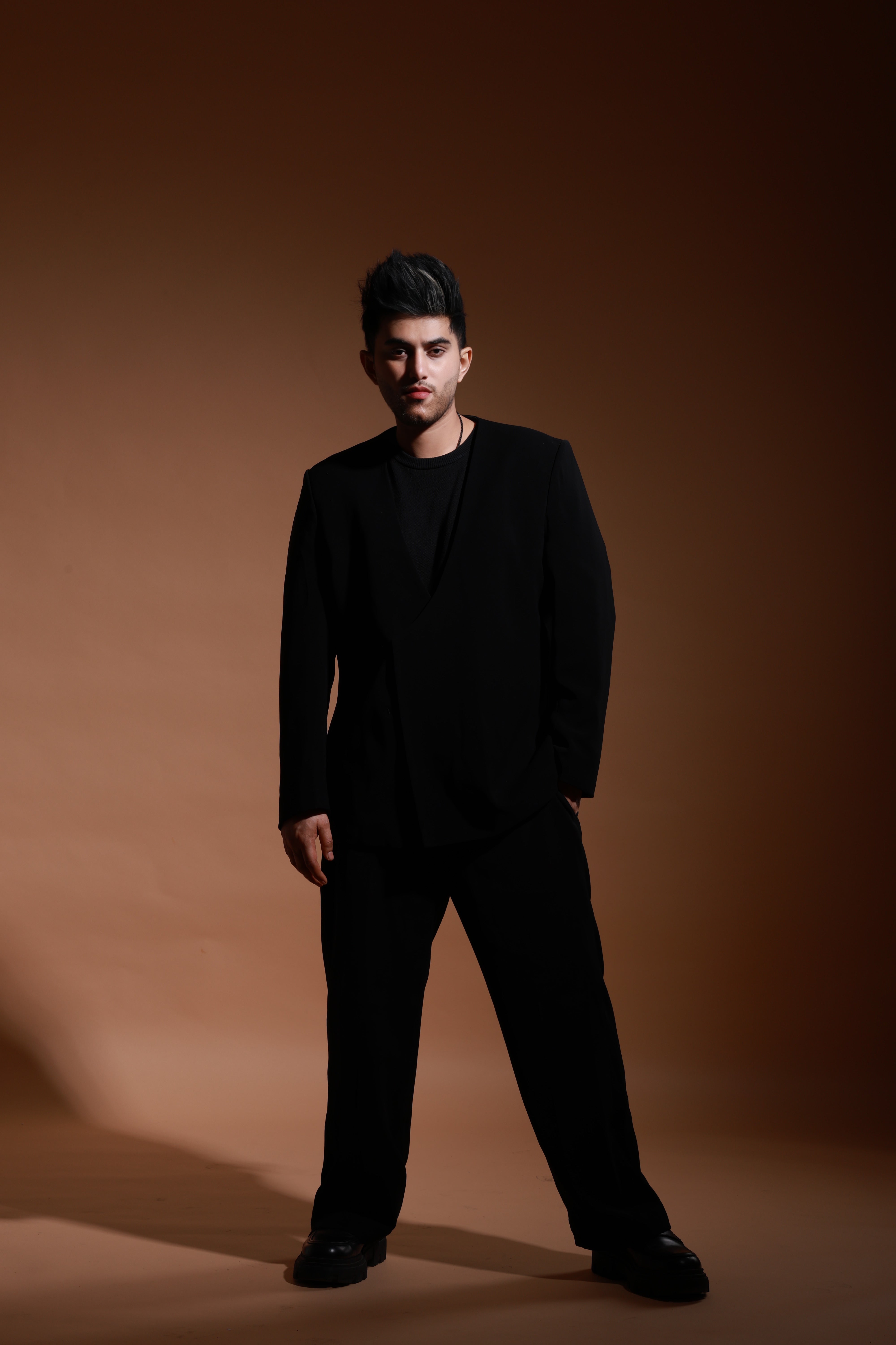 Midnight Luxe Premium Black Suit Set By The Mark Styling