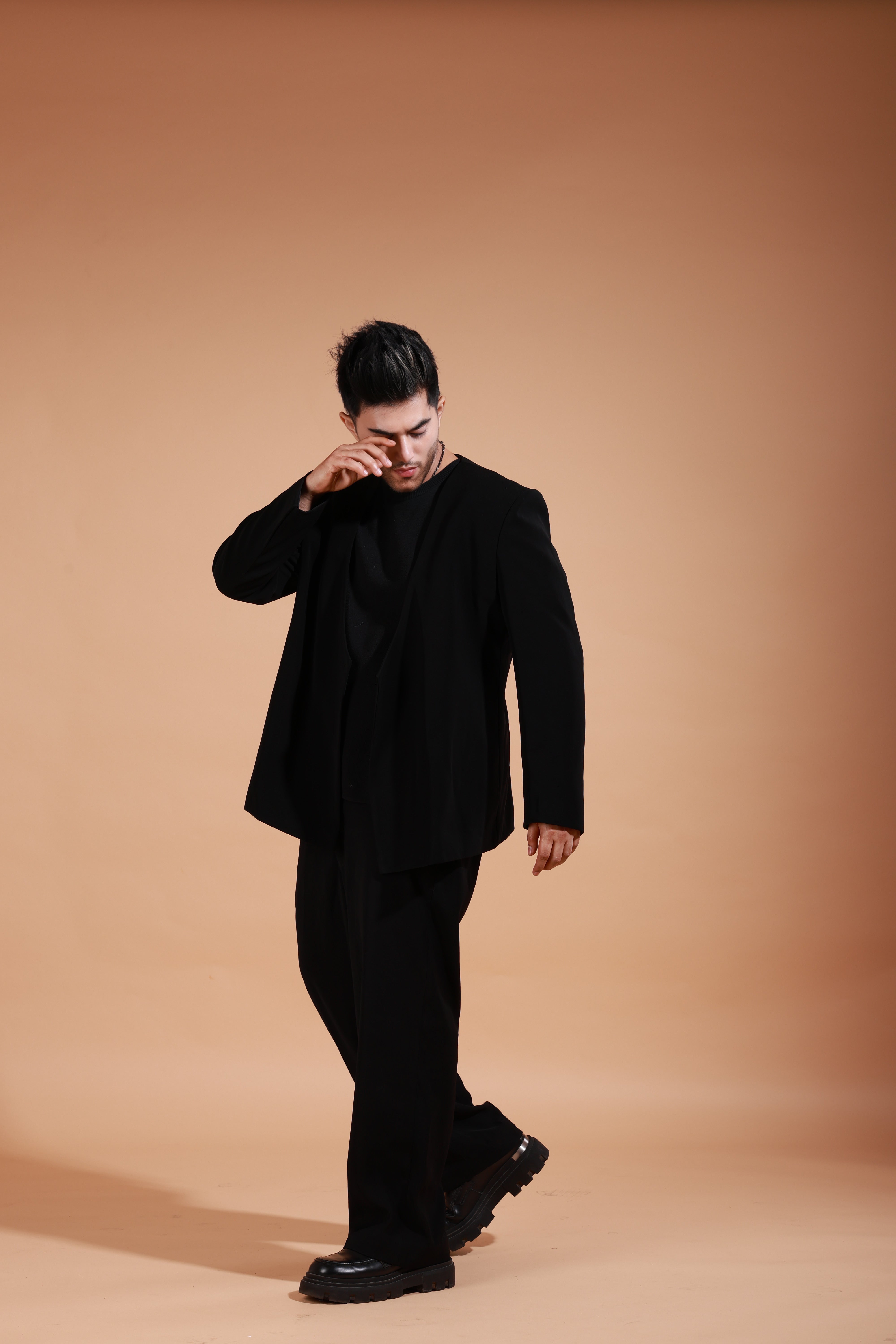 Midnight Luxe Premium Black Suit Set By The Mark Styling