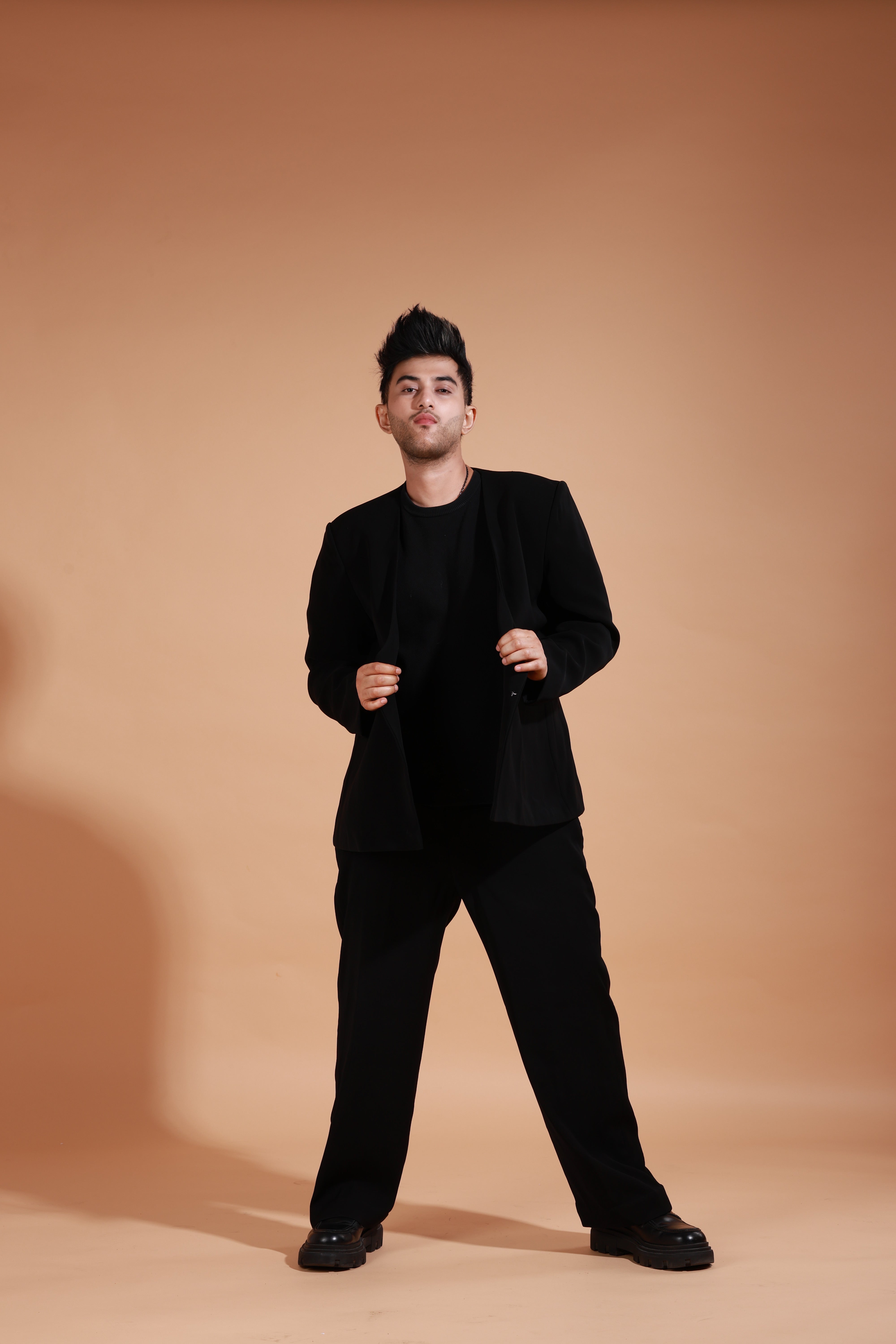 Midnight Luxe Premium Black Suit Set By The Mark Styling