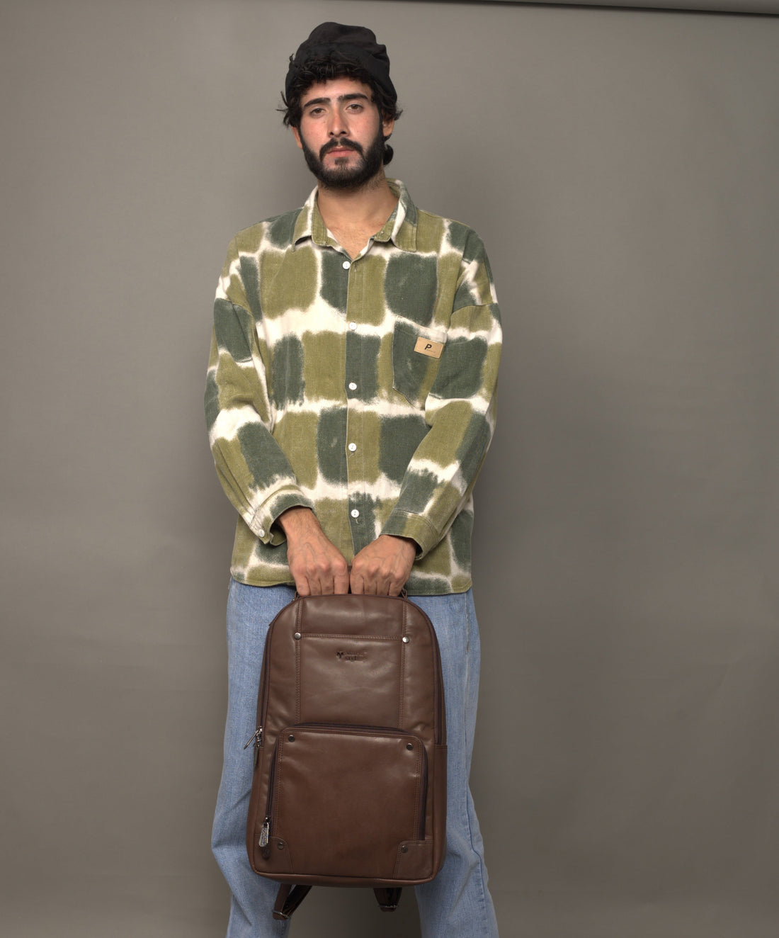MarkStyling – Unisex – Urban Nomad Leather Backpack