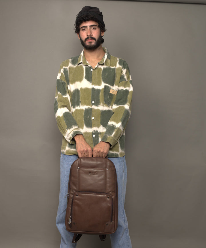 MarkStyling – Unisex – Urban Nomad Leather Backpack