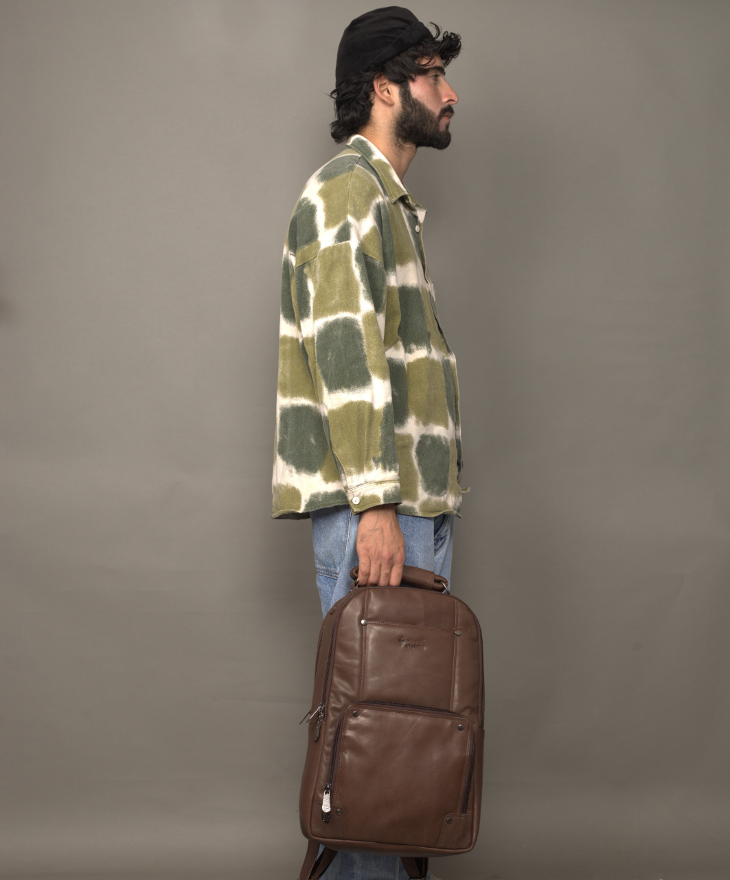 MarkStyling – Unisex – Urban Nomad Leather Backpack