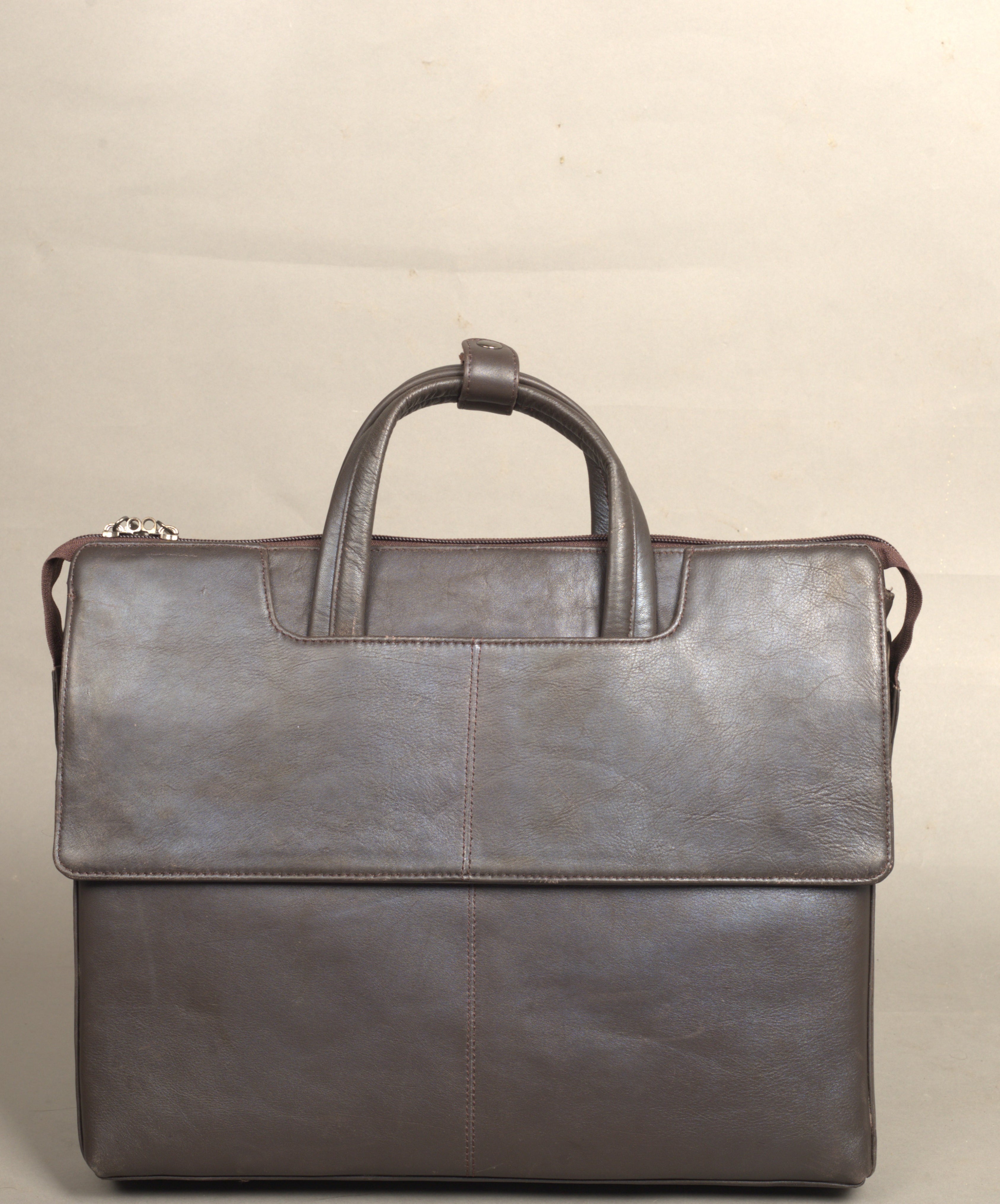 MarkStyling – Unisex – Vintage Brown Leather Messenger Bag