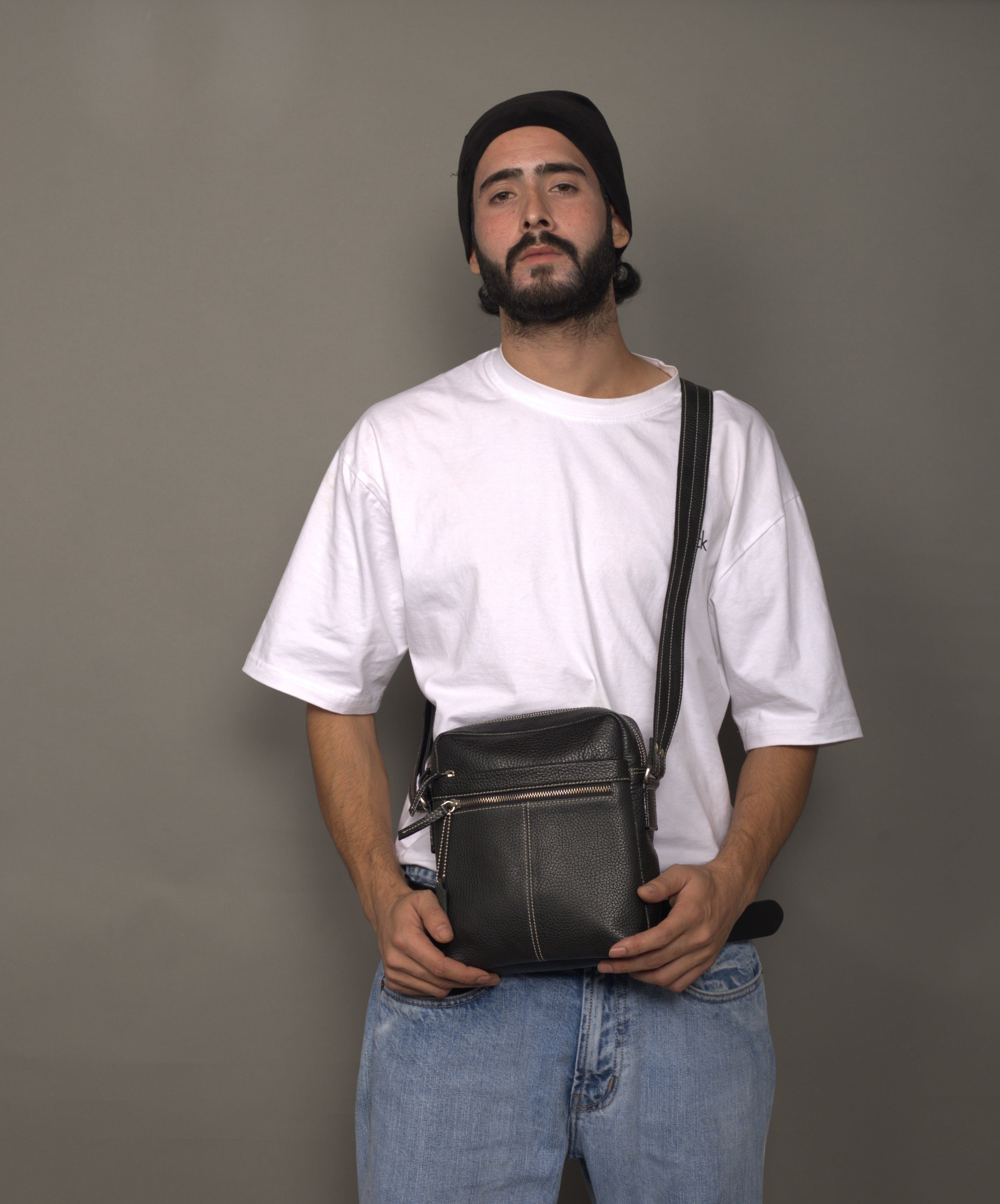 Markstyling Real Leather Luxury Backpack For Office Use Men & Women