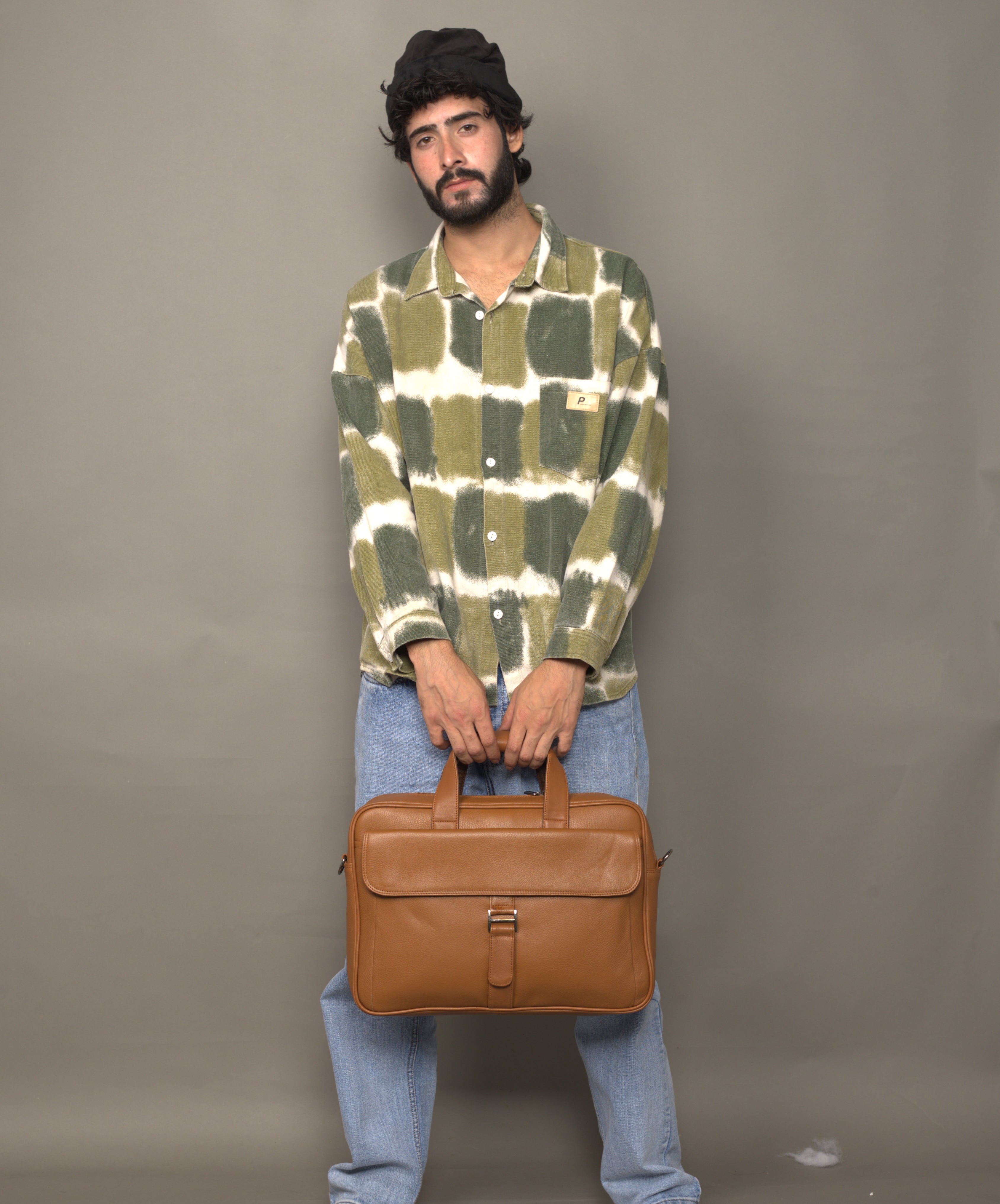 MarkStyling – Unisex – Amber Ridge Leather Bag