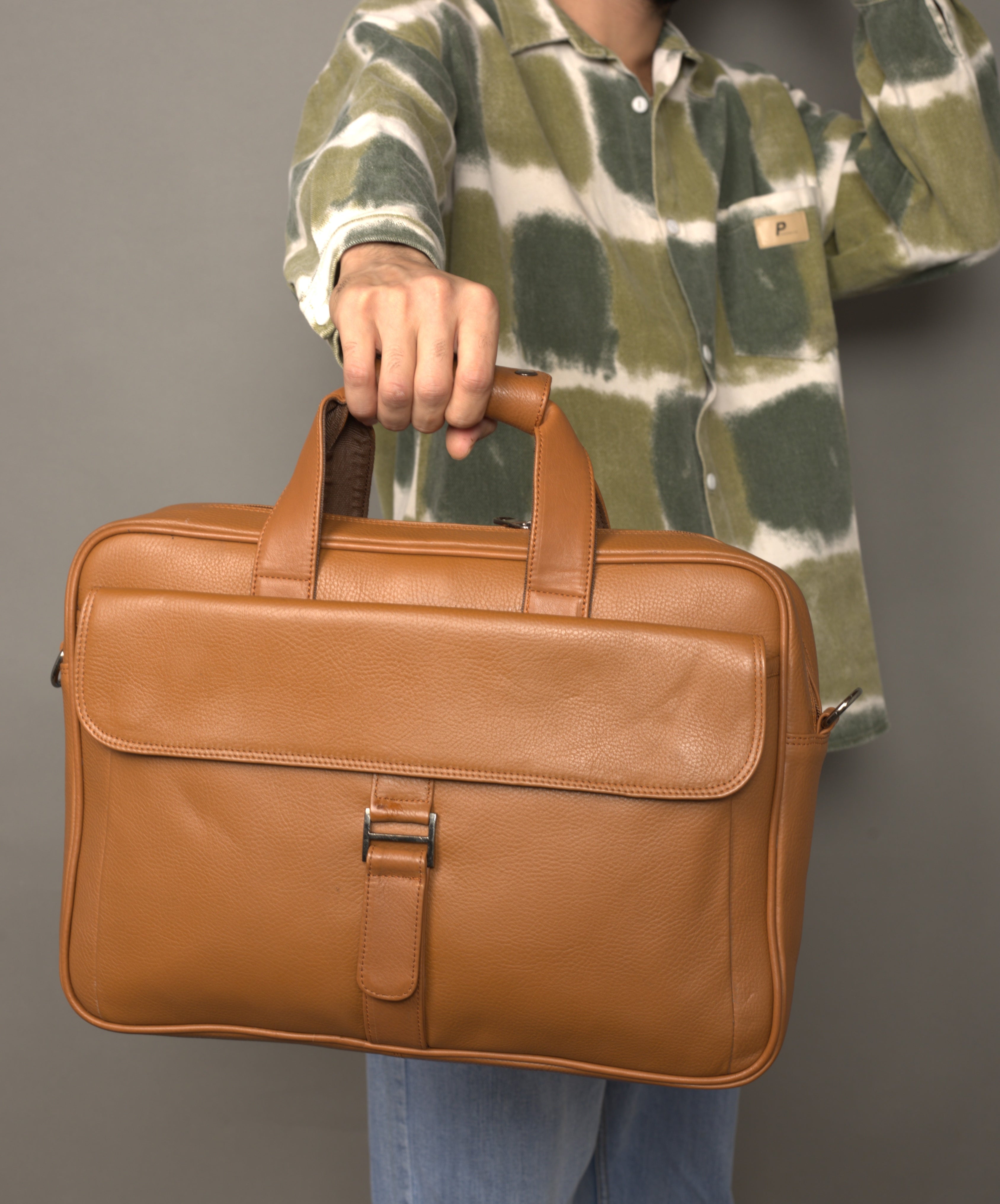 MarkStyling – Unisex – Amber Ridge Leather Bag